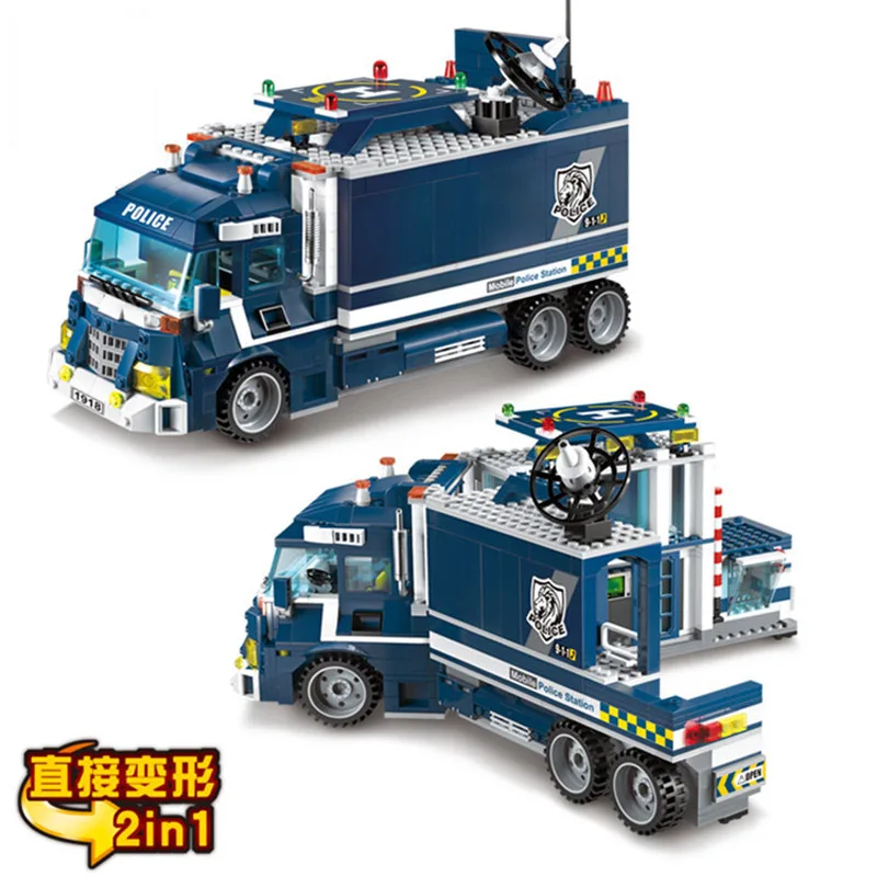 951 шт детские строительные блоки игрушки Совместимые Legoingly городская полиция
