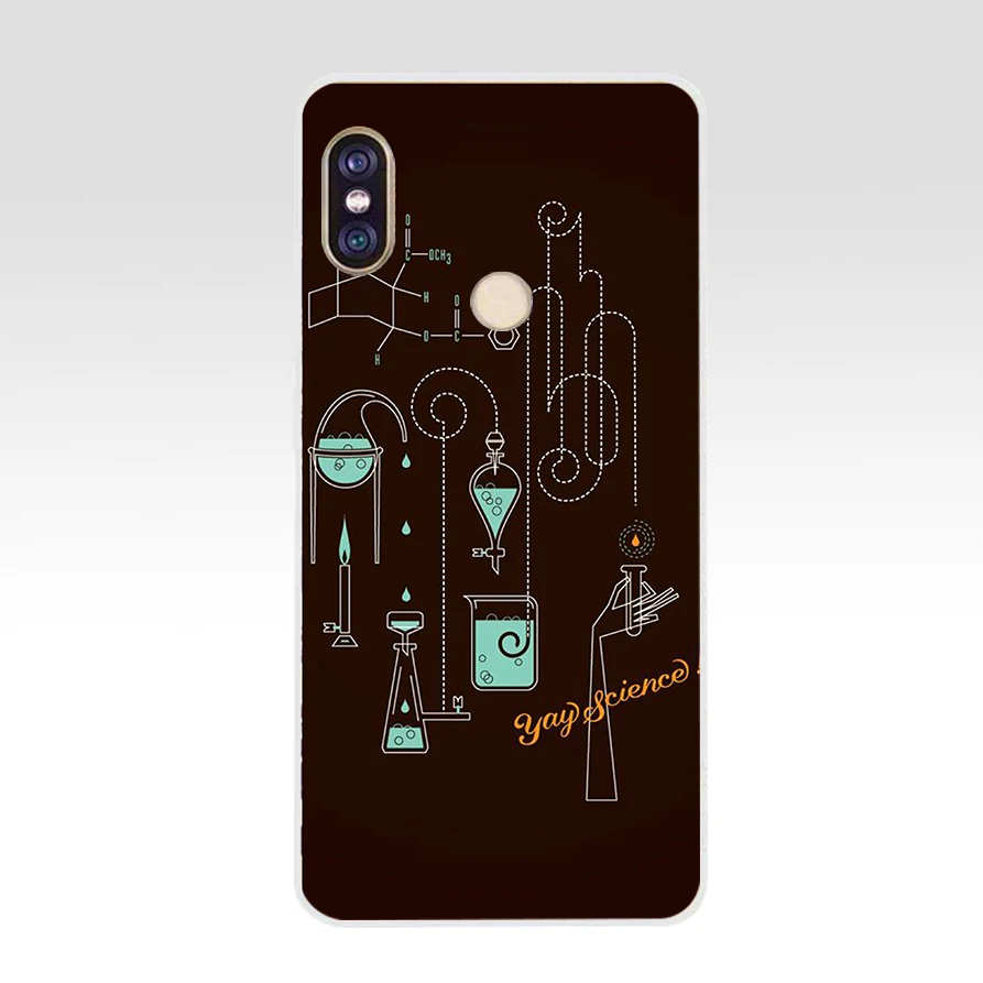 245H Биология и химия Мягкий Силиконовый ТПУ чехол для телефона xiaomi redmi 6 pro 5 plus note 4 4x