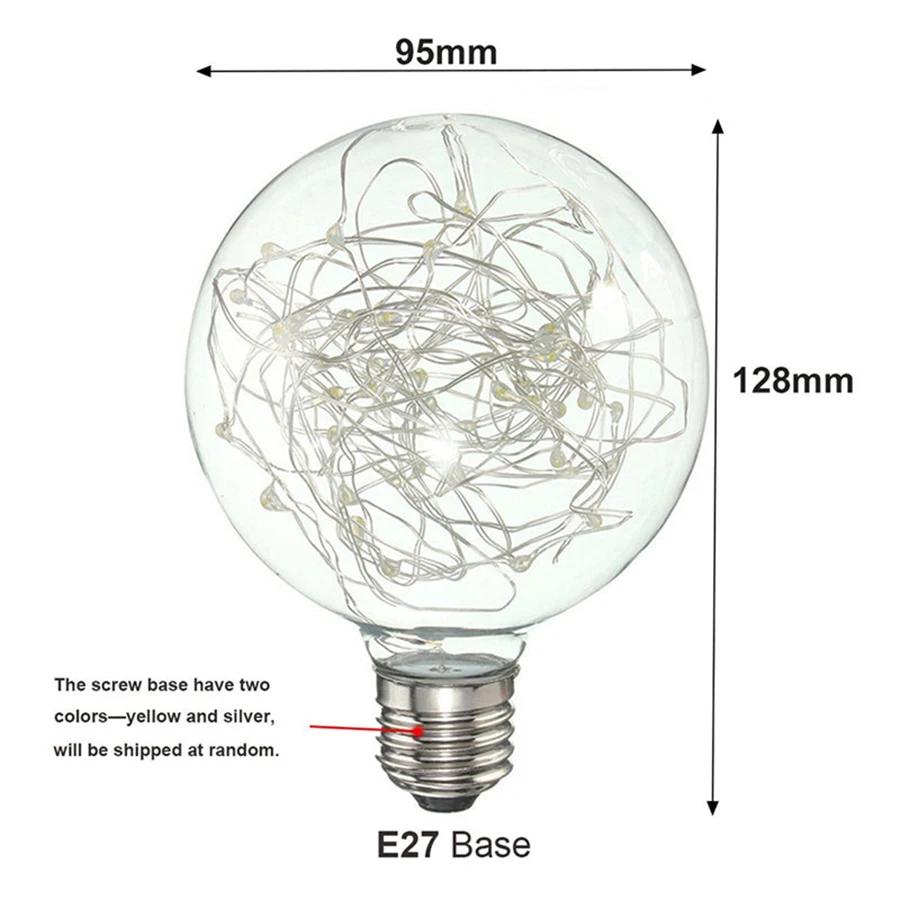 E27 AC110V-220V Retro Edison Fairy LED light String Bulb RGB Night Light Filament lamp For Indoor Christmas Holiday DA | Лампы и