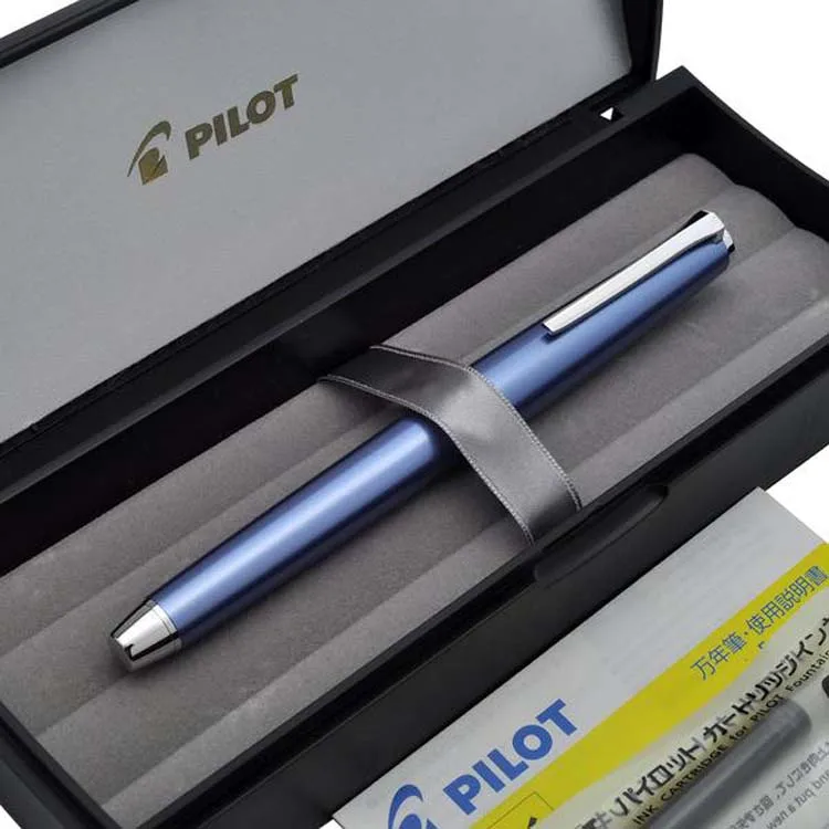 Ручка перьевая PILOT оригинальная подвеска в виде подкола лампа FE 25SR 14k золотистая