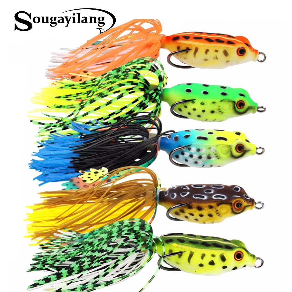5 шт. рыболовная приманка лягушка 2 см 7 г|bass bait|fishing baitfrog fishing lure |