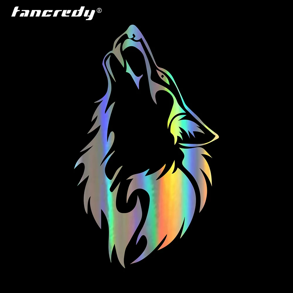 Автомобильная наклейка Tancredy наклейки с волком Воющий стикер автомобильная на