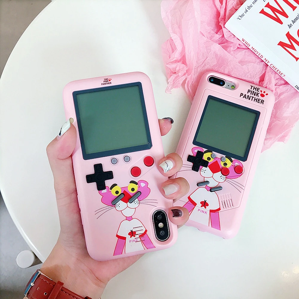Чехол для телефона с игровым автоматом Tetris iPhone 7 8 Plus X XS XR Max 6 6S Ретро