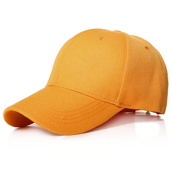 Dark yellow Простая бейсбольная кепка для женщин и мужчин, бейсболки, Классическая Кепка в стиле поло, Повседневная Спортивная Кепка для улицы, регулируемая модная Кепка унисекс - Цвет: Dark yellow