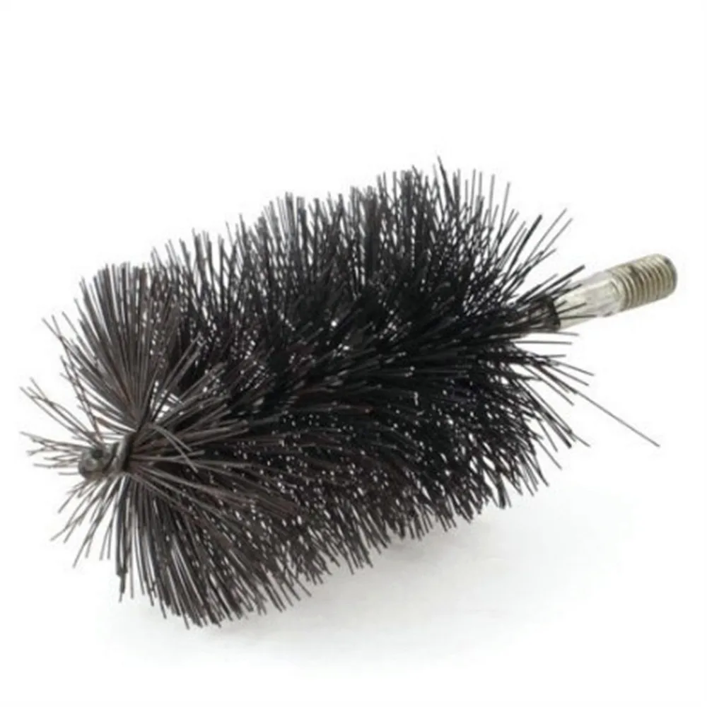 

1 Pc 12mm Thread 85mm Diameter Steel Wire Tube Brush Cleaning Tool