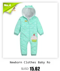 3 PCS Baby Romper Long Sleeves Cotton Baby Pajamas Cartoon Printed Newborn Baby Girls Boys Clothes Baby Clothing Newborn