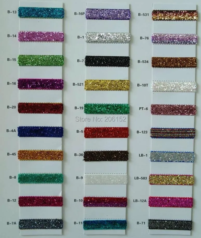 Wholesale 5/8inch Glitter Elastic Hair Band 100pcs Mixed 10 Colors Tie Shiny Ponytail Holder Bracelet |