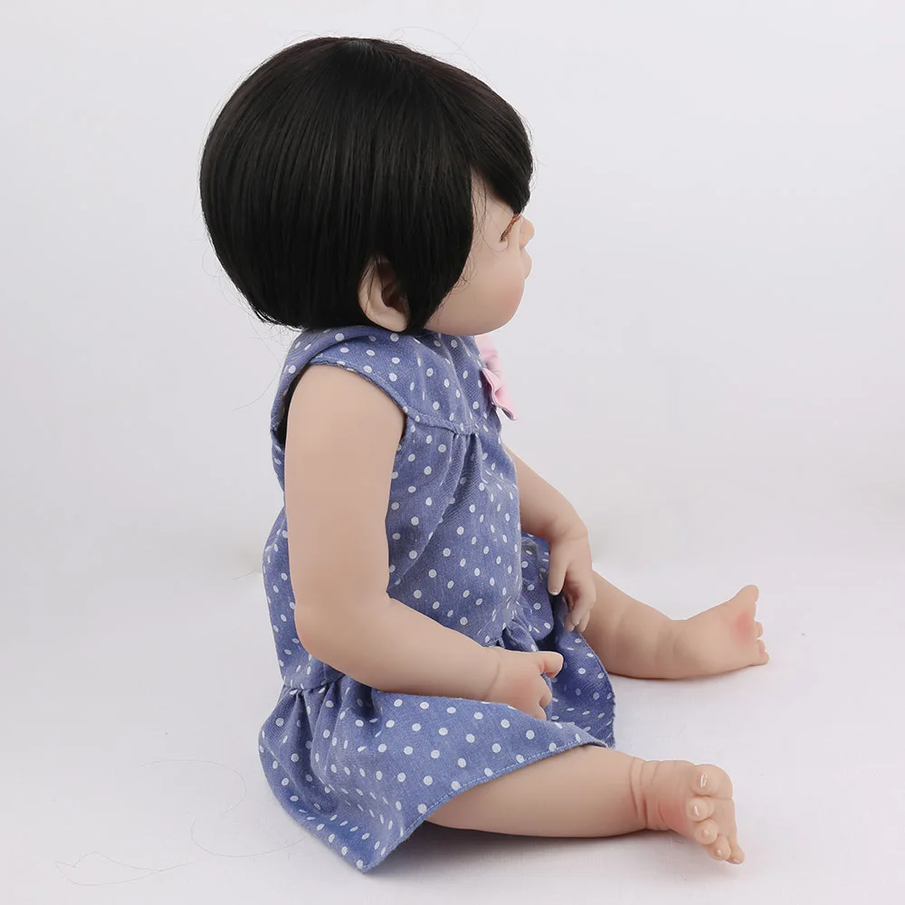 NPKDOLL 22 inch 55cm Full Silicone Reborn Baby Dolls Alive Lifelike Real Realistic Girl Children Birthday Gifts | Игрушки и хобби