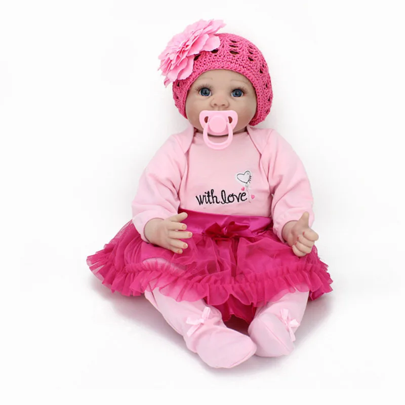 Кукла реборн NPKDOLL мягкая виниловая игрушка для девочек подарок на Рождество