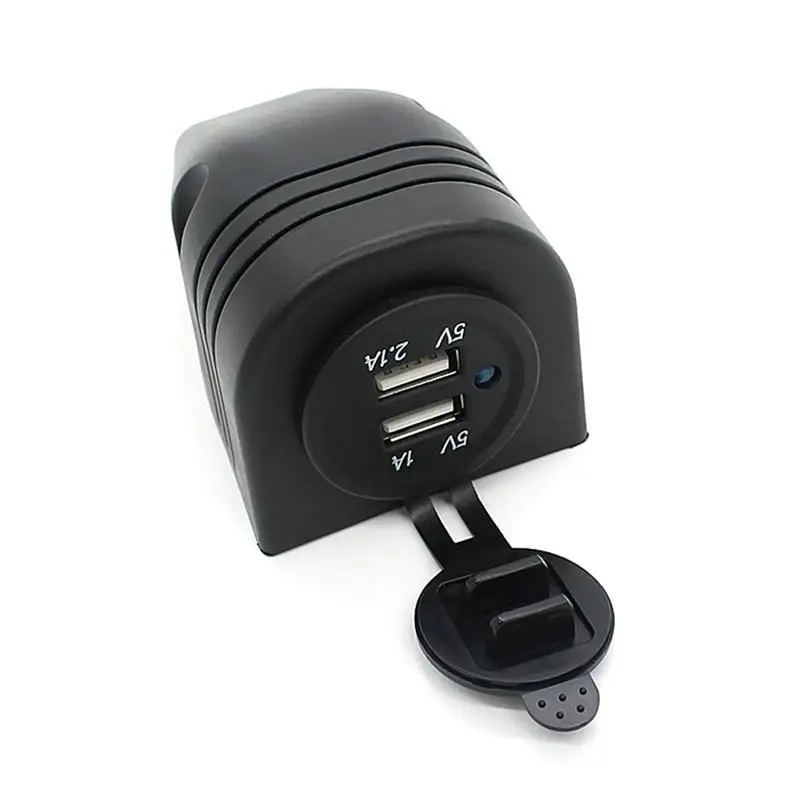 Портативная 12V розетка для автомобильного прикуривателя сплиттер двойной USB порт