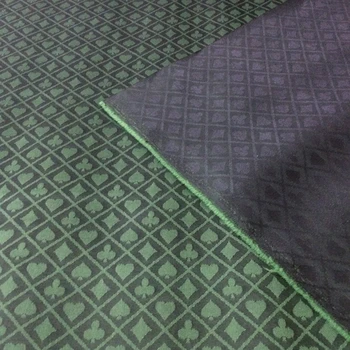 FT-04 Two-tone poker table speed cloth, New design, Black and Green Waterproof Suited High Speed Cloth for Poker Table 4
