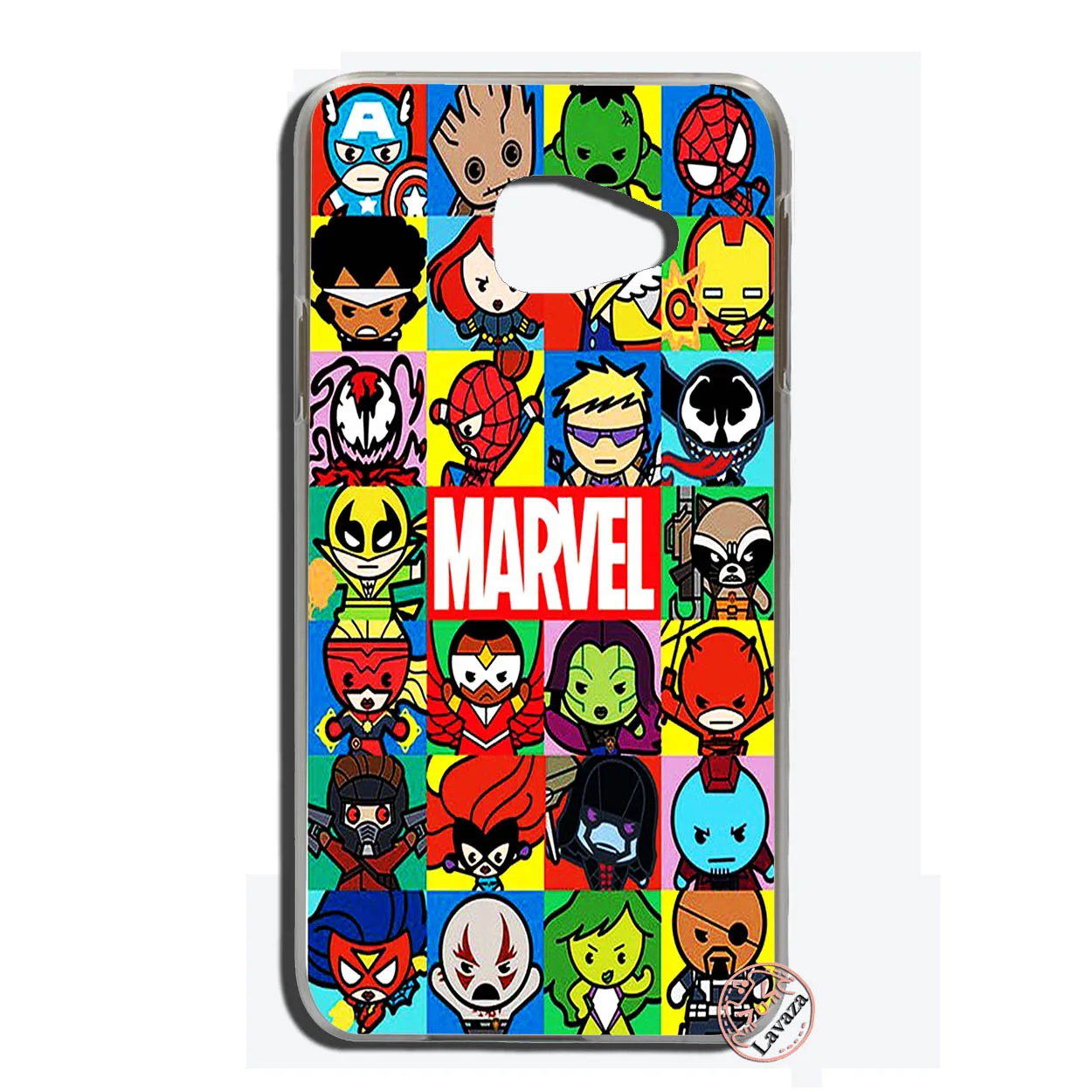 5 Lavaza класса люкс с логотипом комиксов Marvel чехол для телефона для samsung Galaxy Note 10 9 8 A9 A8 A7 A6 плюс A3 A5 A2 крышка - Цвет: 5