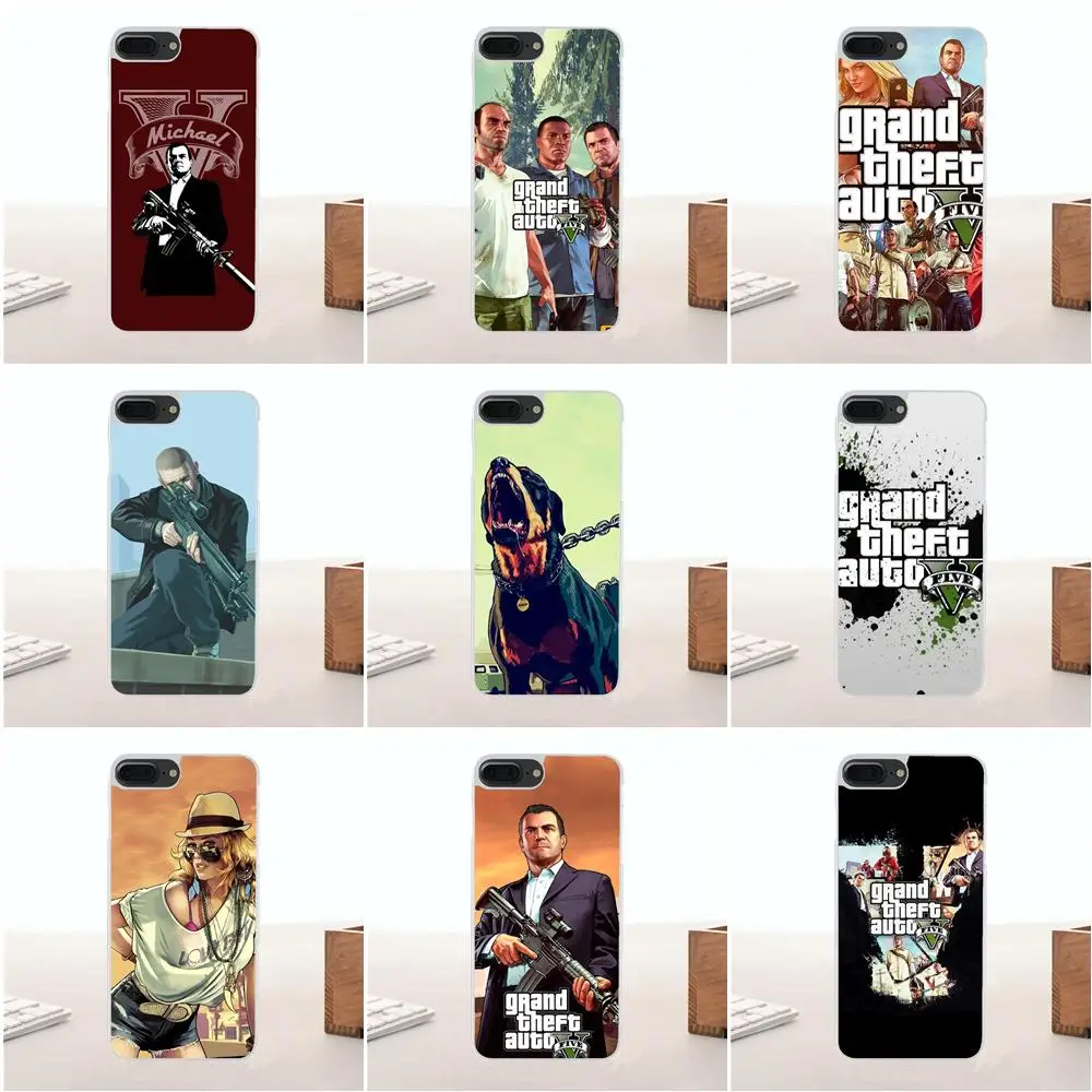 Bixedx ультратонкий Grand Theft Auto V Gta 5 для Xiaomi Redmi 4A 3 3S Pro Mi4 Mi4i Mi4C Mi5 Mi5S Mi Max Mix Note 2 4