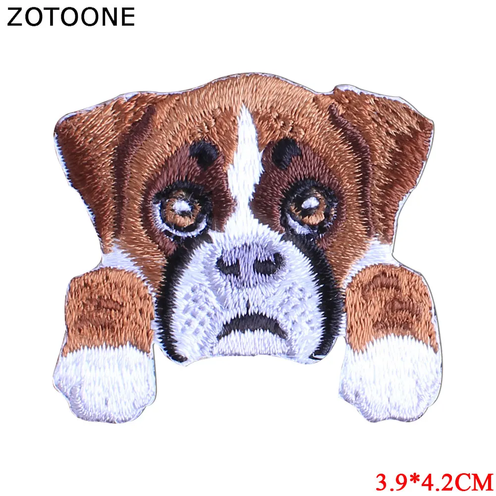 Милая нашивка ZOTOONE для чихуахуа Сиба-собаки с утюгом детской одежды нашивки