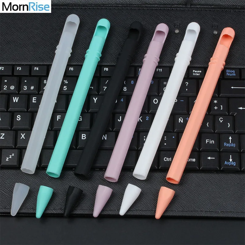 Чехол для Apple Pencil 2, мягкий силиконовый чехол для iPad Pencil 2-го поколения, чехол для планшета, стилус, держатель 360, сумка