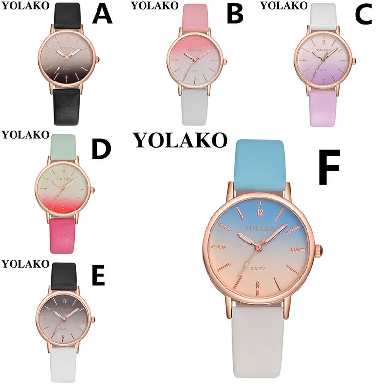 Susenstone Women's Casual Quartz Leather Band New Strap Watch Analog Wrist Wristwatch Clock Gift Valentine luxury#30 | Наручные часы