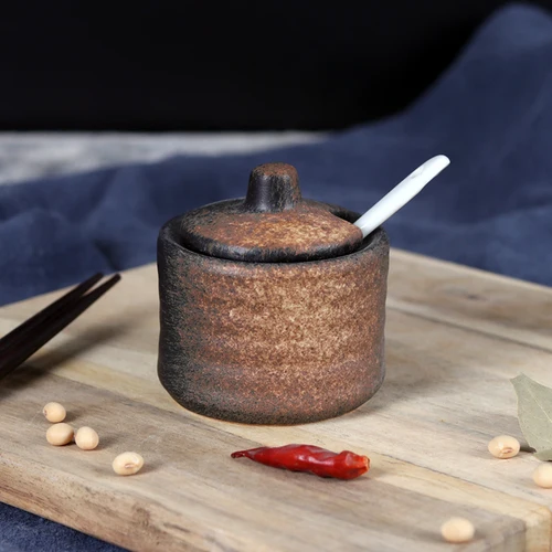 Q 21 SJapanese банка для специй керамическая банка для соуса хранение кухонной утвари коробка для хранения бутылки для соуса бутылка для специй свадебный подарок - Цвет: Q