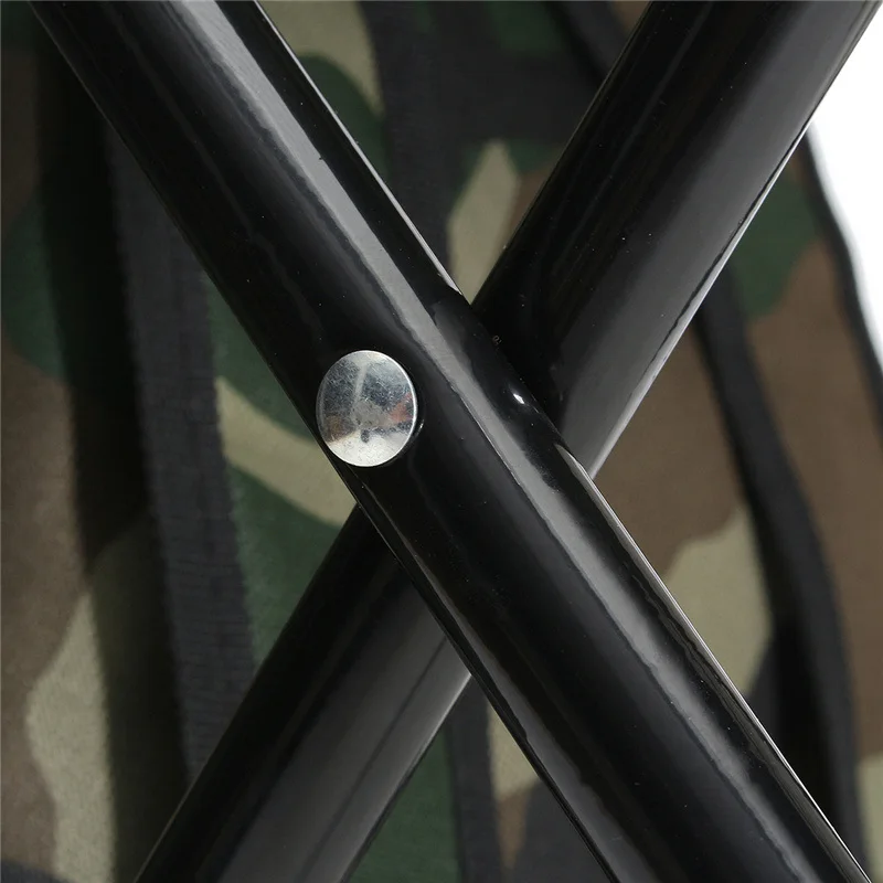 Складное рыболовное кресло рюкзак камуфляжная ткань Оксфорд и металлическая