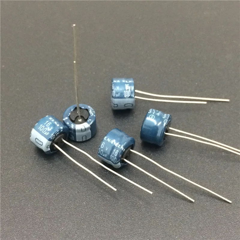 100 шт 100uF 16V ELNA Япония 8x5 мм низкопрофильный 16V100uF аудио конденсатор | Электронные