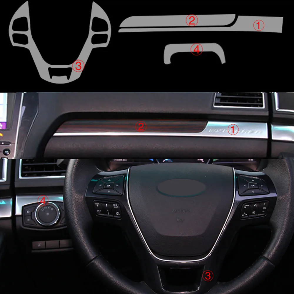 Автомобильный Стайлинг Новая внутренняя отделка автомобиля Защитная пленка для