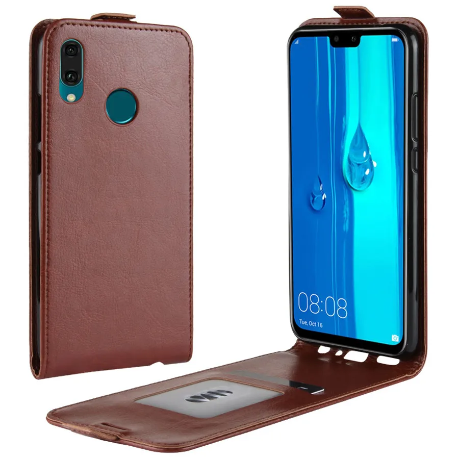 Чехол для Huawei Y9 2019 чехол huawei флип-чехол 6 5 дюйма кожаный Вертикальный в стиле