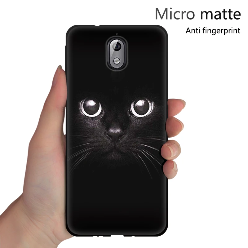 Мягкий силиконовый чехол JURCHEN для телефона Nokia 3 1 с милым мультяшным 3d рисунком