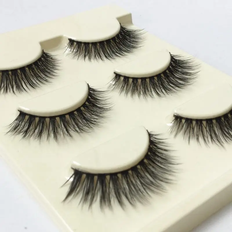 3 пары/компл. 3D толстые накладные ресницы для наращивания макияжа Супер