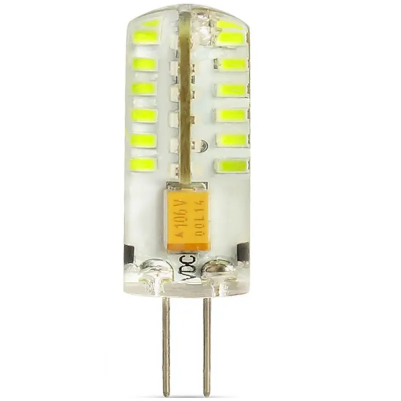 1 упаковка G4 Лампа 48 SMD 3014 AC/DC 12V LED лампы и светильники Энергосберегающие теплый