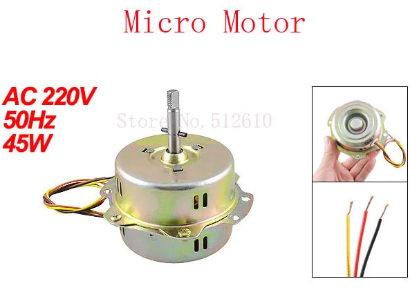 AC 220V 50Hz 45W вытяжной вентилятор мини микро мотор Латунь Тон w кабель|cable modulator|motor