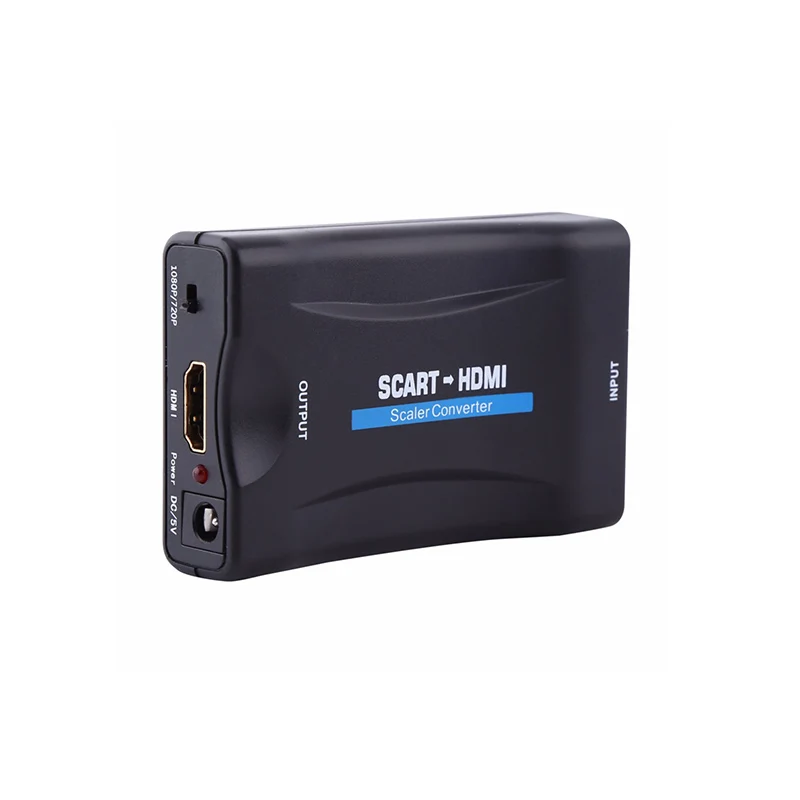 Jninsens HD 1080P SCART К HDMI видео аудио высококлассный преобразователь сигнала адаптер