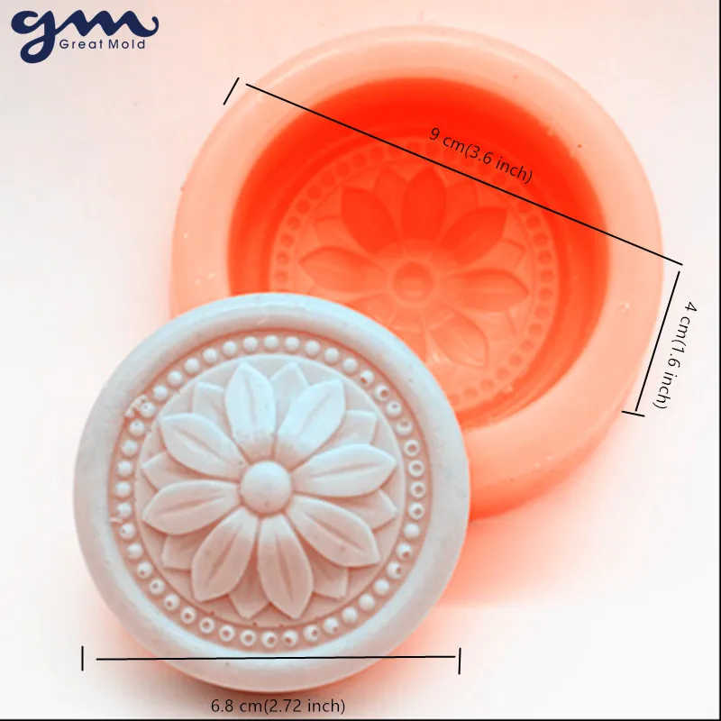 Круглая силиконовая форма для мыла Great Mold ручная работа изготовления мыла|silicone