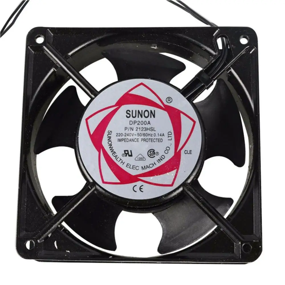 2 pcs black 2 шт. Европейским сертификатом соответствия, принадлежности для инкубаторов вентилятор 220-240V~ 50/60 HZ 0.14A для длины стопы 24-5280 объем инкубатор для яиц из металла и Пластик Материал - Цвет: 2 pcs black
