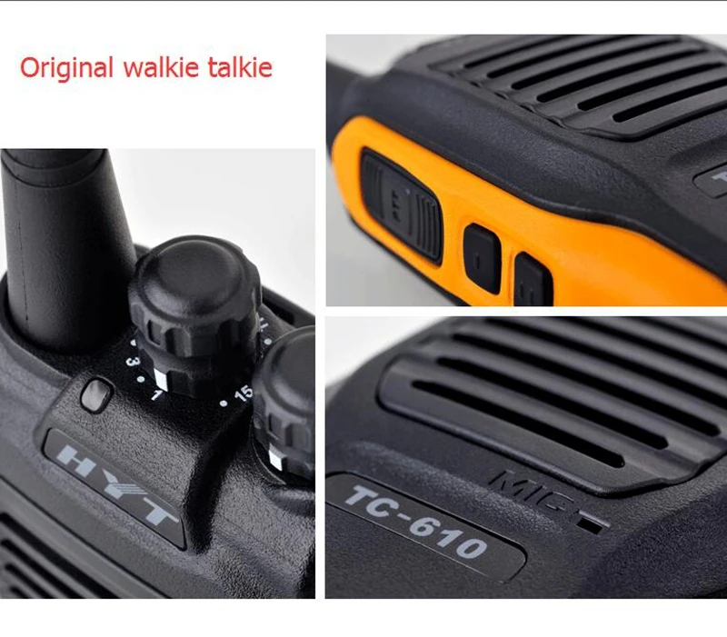 TC-610 VHF UHF портативная рация водонепроницаемая IP66 Мощная батарея охотничья двухсторонняя рация оригинальная TC-610 рация CB радио