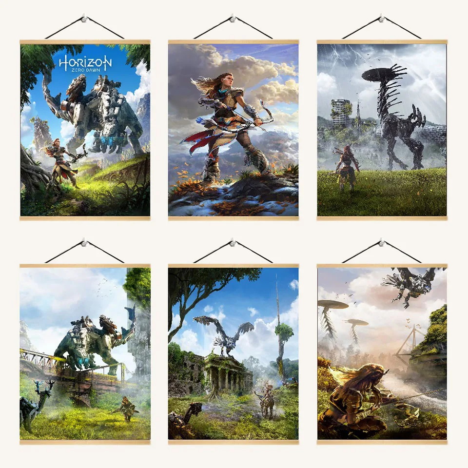 Домашний Декор печать постер холст Horizon Zero Dawn картина игра настенное искусство из