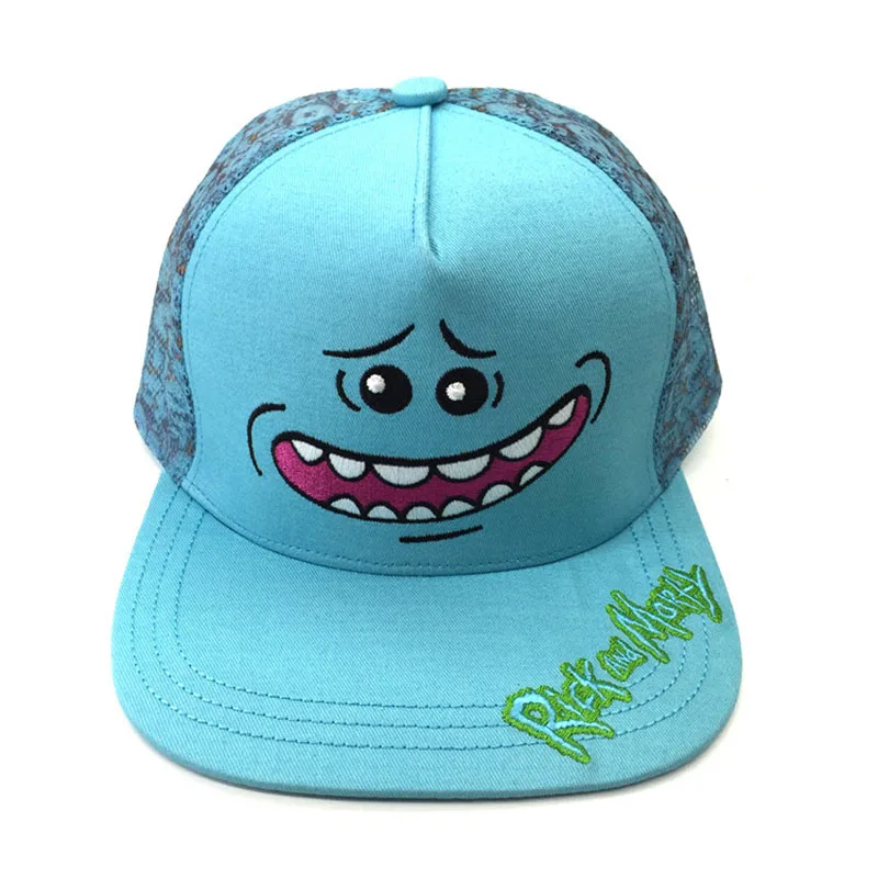 Rick and Morty сетчатая шапка г-н Meeseeks Whimsy регулируемая бейсболка хип хоп Snapback кепки s шапки