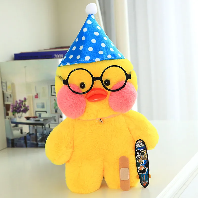 8 Kawaii LaLafanfan кафе утка плюшевая игрушка мультяшная Милая Утка Мягкая кукла животные куклы детские игрушки подарок на день рождения для детей - Цвет: 8
