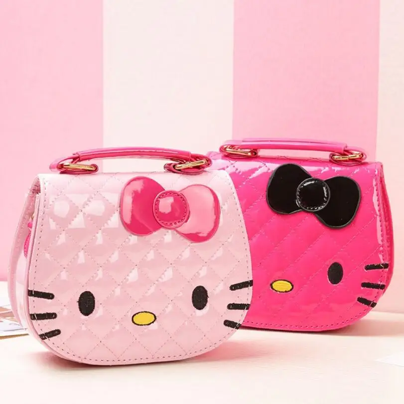 2018 New Cute Mini Bag Children Sofia Handbag For Women Cartoon Cat PU Waterproof Should Kids Girls Fashion Messenger Bags |
