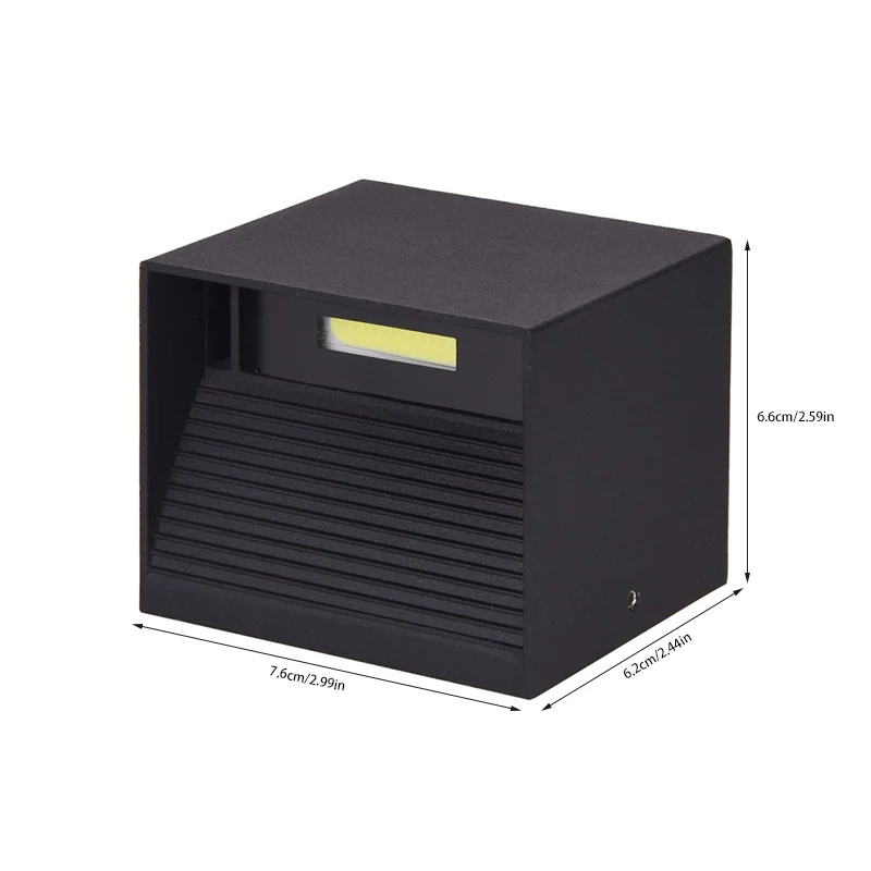 12 Вт светодиодный настенный светильник наружный водонепроницаемый IP65 садовый