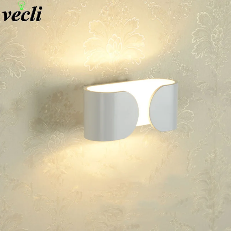 6 Вт Светодиодная настенная лампа Современная прикроватная для спальни