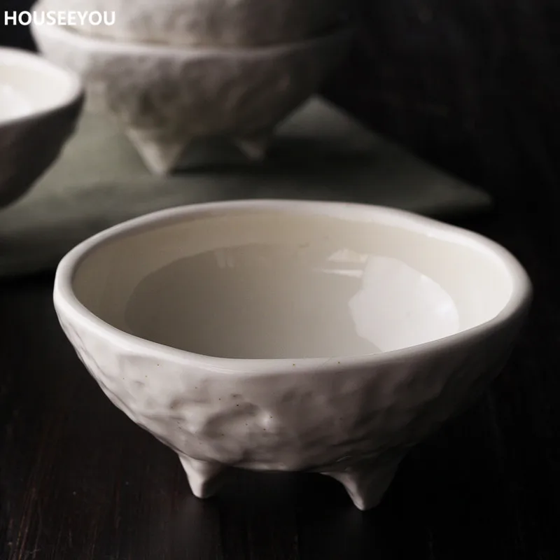 Фарфоровые маленькие миски в японском стиле столовая посуда высшего качества пищевой контейнер для белого
