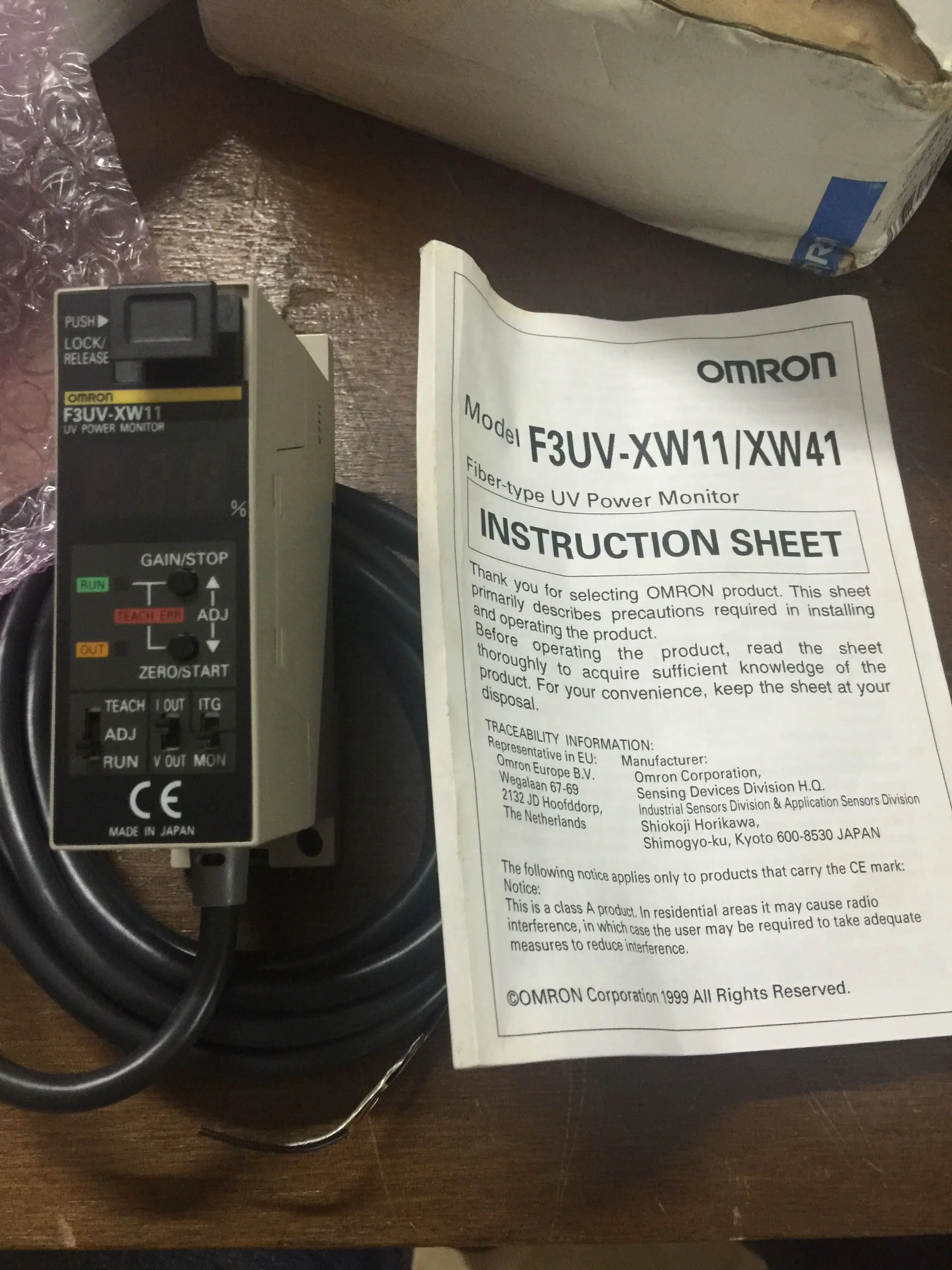 Фотоэлектрический выключатель F3UV-XW11 Omron | Обустройство дома