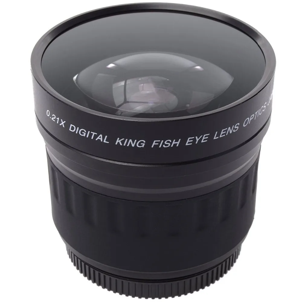 Объектив рыбий глаз Lightdow 52 мм 0.21X для Nikon D700 D300 D200 D90 D70 D3000 D3100 D3200 D5000 D5100 D5200 с