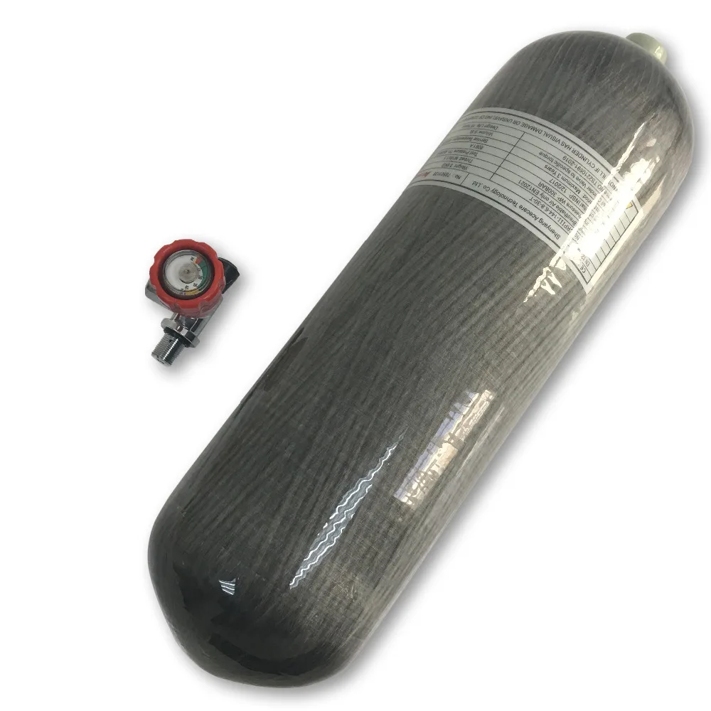 Набор для очистки угольного пистолета AC16811 CE 6.8L с красным клапаном HPA /PCP