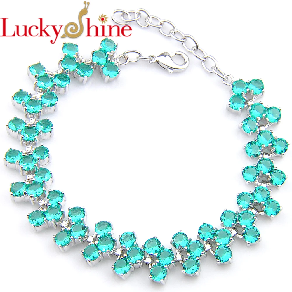 Luckyshine дополнительный цвет модный очаровательный Кристал кубический цирконий