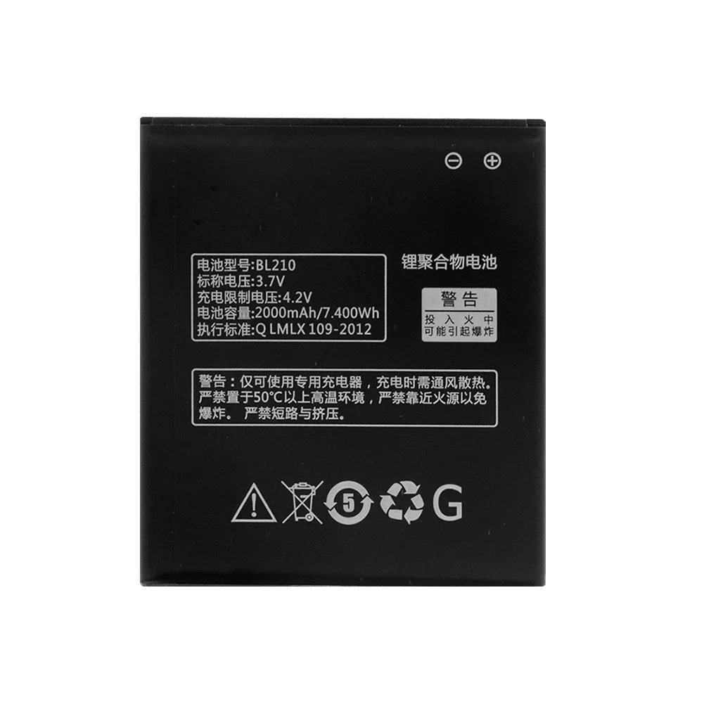 Литий ионный аккумулятор BL210 3 7 в 2000 мАч BL 210 для Lenovo S820 S820E S650 S658T A606 A536 A750E A770E A656 A766