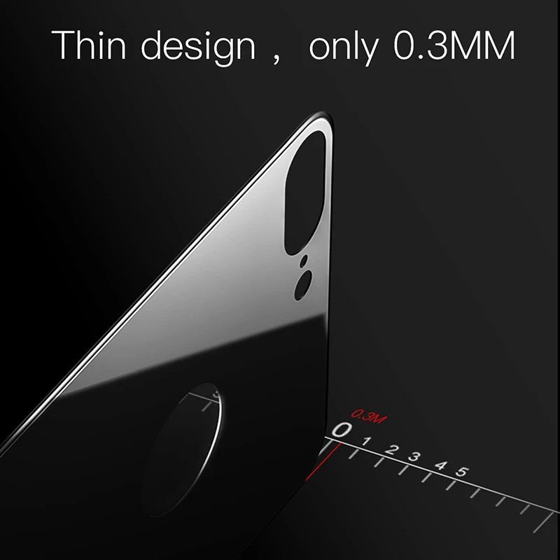 3D Защитная пленка для задней панели из закаленного стекла iPhone 7 матовая