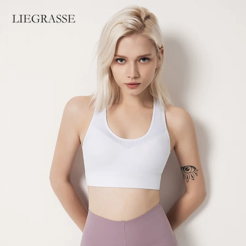 

Push Up Sports Bra Top Anti-shock Running Exercise Female Fitness Backless Yoga Workout Bra Active Sports Wear for Women Gym