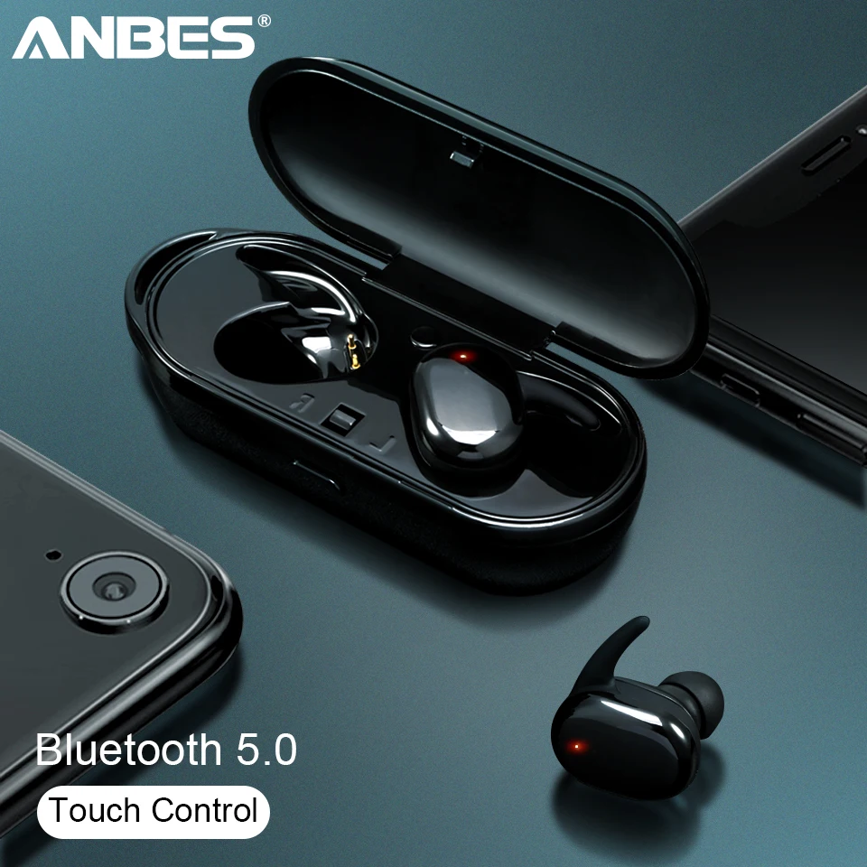 Overfly TWS Bluetooth наушники 5 0 Беспроводная мини гарнитура с сенсорным управлением