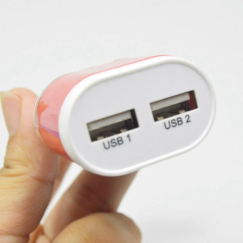 Штепсельная вилка США двойной USB настенный адаптер питания для домашнего