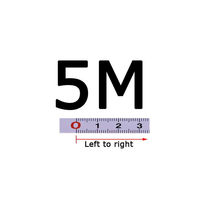 5M-LTR Самоклеящаяся измерительная лента Метрическая 0,9 м-10 м Торцовочная измерительная лента стальная линейка для Т-образной дорожки станок пила стол Деревообрабатывающие инструменты - Цвет: 5M-LTR